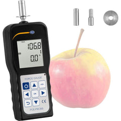 Digital Tension & Compression Force Gages; Capacity (gf): 200.000; Capacity (kgf): 200.000; Resolution (N): 0.100; Resolution (gf): 0.100; Accuracy (%): 0.5%; Feeler Length (mm): 10 mm; Feeler Length (Decimal Inch): 10 mm; Tip Type: Flat; Housing Material