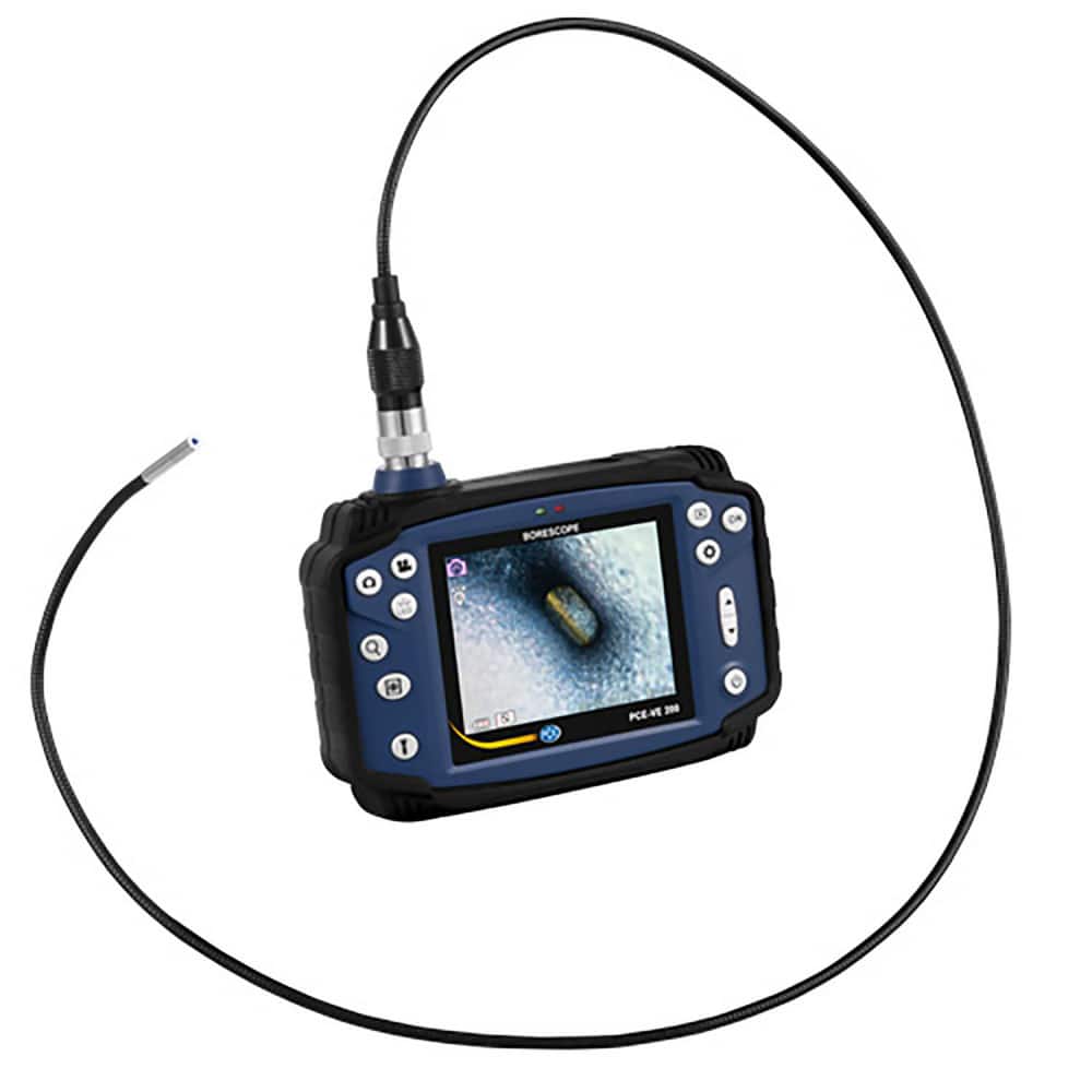 Inspection Cameras & Video Borescopes; Type: Data Logging Video Borescope; Compact Video Borescope; Video Inspection System; Probe Length (Inch): 1.00; Probe Diameter (Inch): 3.7 mm; Magnification: 4x; Field Of View: 90.000; Wireless Connection: No; Shaft