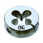 1-64 x 13/16" OD High Speed Steel Round Adjustable Die - USA Tool & Supply