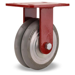 Rigid Top Plate Caster: Polyurethane on Aluminum, 6″ Wheel Dia, 3″ Wheel Width, 1,500 lb Capacity, 7-3/4″ OAH 6.5″ Plate Length, 4.5″ Plate Width, Non-Marking