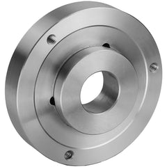Lathe Chuck Adapter Back Plates; Nominal Chuck Size: 12 in; Mount Type: D1-11; Spindle Nose Type: D Series; Chuck Compatibility: 1-101-1200,1-103-1200,1-151-1200,1-153-1200; Through-hole Diameter: 4.055 in; Chuck Diameter Compatibility: 12 in; Material: S