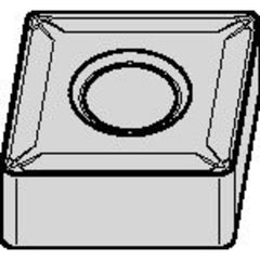 CNMG 433 Double-sided|G TN10P, 3/64″ Corner Radius, 3/16″ Thick, 1/2″ Inscribed Circle, TiN, Turning Indexable Insert - USA Tool & Supply