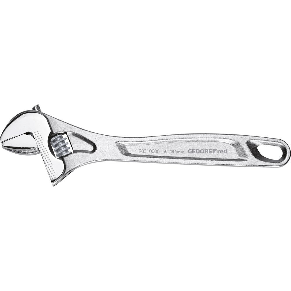 Adjustable Wrenches; Maximum Jaw Capacity: 0.9375 in; Finish: Chrome-Plated; Polished; Standards: DIN 3117 - Form A; Overall Length: 6.00