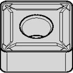 SNMG 432 Double-sided|G TN15U, 1/32″ Corner Radius, 3/16″ Thick, 1/2″ Inscribed Circle, Uncoated, Square, Turning Indexable Insert - USA Tool & Supply