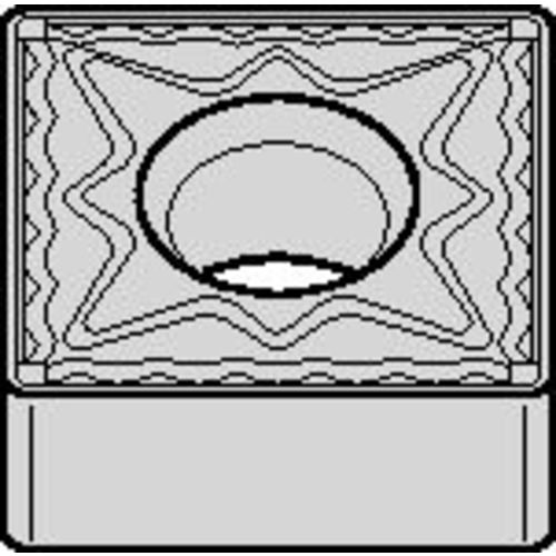 SNMG 433 Double-sided|G TN30P, 3/64″ Corner Radius, 3/16″ Thick, 1/2″ Inscribed Circle, TiN, Square, Turning Indexable Insert - USA Tool & Supply
