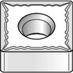 SNMG 431 Double-sided|G WM15CT, 1/64″ Corner Radius, 3/16″ Thick, 1/2″ Inscribed Circle, TiN, Square, Turning Indexable Insert - USA Tool & Supply