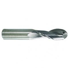 3/8 TuffCut AL 2 Fl Ctr Cut Ball Al End Mill - USA Tool & Supply