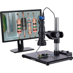 Microscopes; Microscope Type: Stereo; Eyepiece Type: Monocular; Image Direction: Upright; Eyepiece Magnification: 10x; Maximum Magnification: 0.7x
