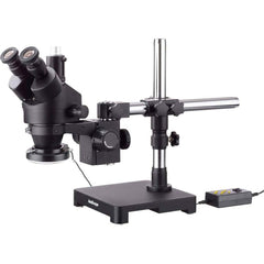 Microscopes; Microscope Type: Stereo; Eyepiece Type: Trinocular; Arm Type: Boom Stand; Single Arm; Image Direction: Upright; Eyepiece Magnification: 10x; Maximum Magnification: 7x