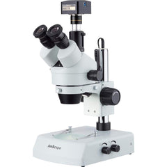 Microscopes; Microscope Type: Stereo; Eyepiece Type: Trinocular; Image Direction: Upright; Eyepiece Magnification: 10x; Maximum Magnification: 7x