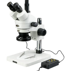 Microscopes; Microscope Type: Stereo; Eyepiece Type: Trinocular; Image Direction: Upright; Eyepiece Magnification: 10x; Maximum Magnification: 7x