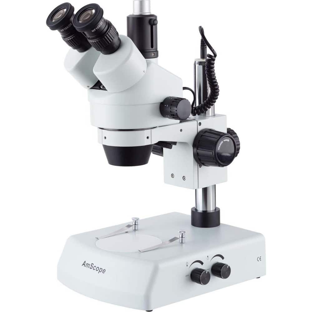 Microscopes; Microscope Type: Stereo; Eyepiece Type: Trinocular; Image Direction: Upright; Eyepiece Magnification: 10x; Maximum Magnification: 7x
