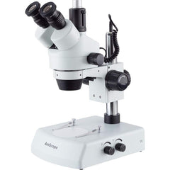 Microscopes; Microscope Type: Stereo; Eyepiece Type: Trinocular; Image Direction: Upright; Eyepiece Magnification: 10x; Maximum Magnification: 7x