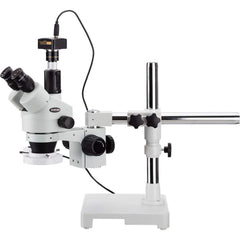 Microscopes; Microscope Type: Stereo; Eyepiece Type: Trinocular; Arm Type: Boom Stand; Single Arm; Image Direction: Upright; Eyepiece Magnification: 10x; Maximum Magnification: 3.5x