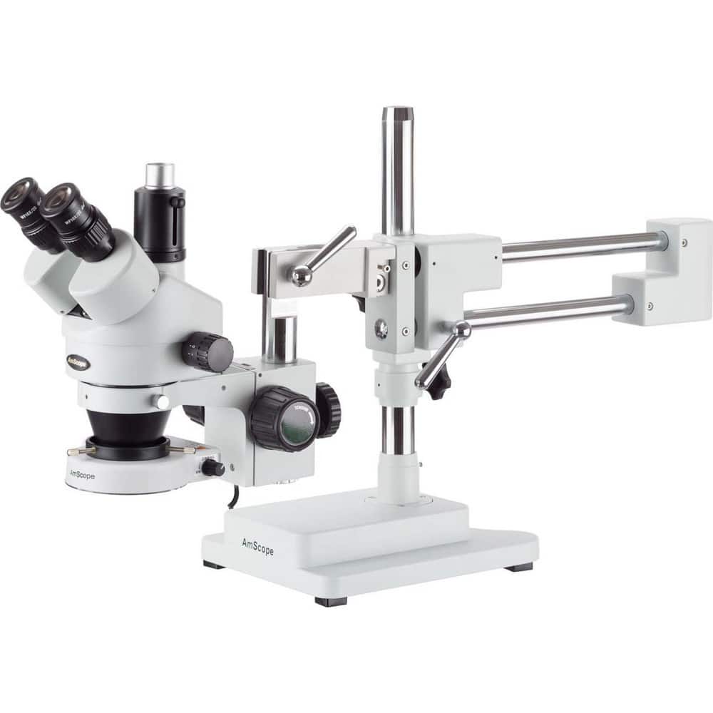 Microscopes; Microscope Type: Stereo; Eyepiece Type: Trinocular; Image Direction: Upright; Eyepiece Magnification: 10x; Maximum Magnification: 3.5x