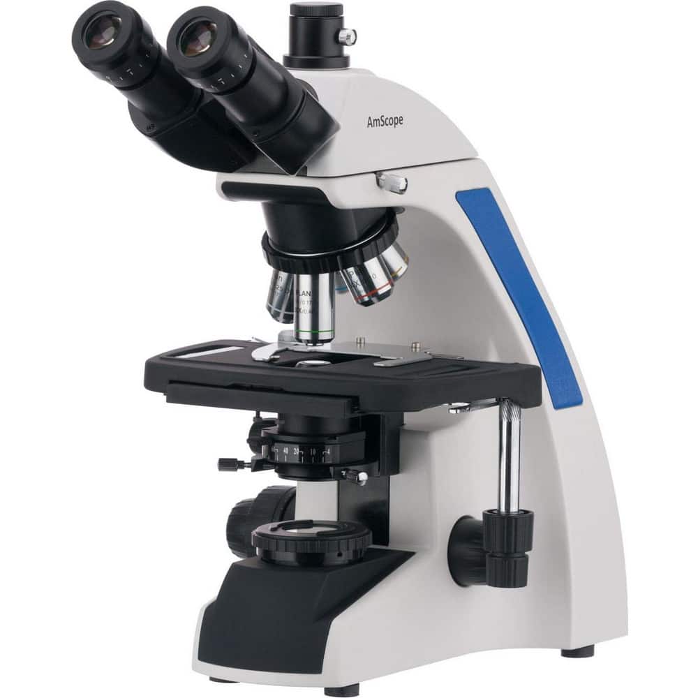 Microscopes; Microscope Type: Compound; Eyepiece Type: Trinocular; Image Direction: Upright; Eyepiece Magnification: 10x; Maximum Magnification: 40x