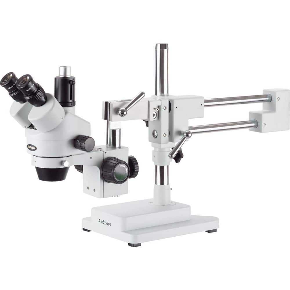 Microscopes; Microscope Type: Stereo; Eyepiece Type: Trinocular; Image Direction: Upright; Eyepiece Magnification: 10x; Maximum Magnification: 3.5x
