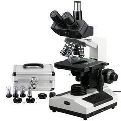 Microscopes; Microscope Type: Compound; Eyepiece Type: Trinocular; Image Direction: Upright; Eyepiece Magnification: 10x; Maximum Magnification: 40x