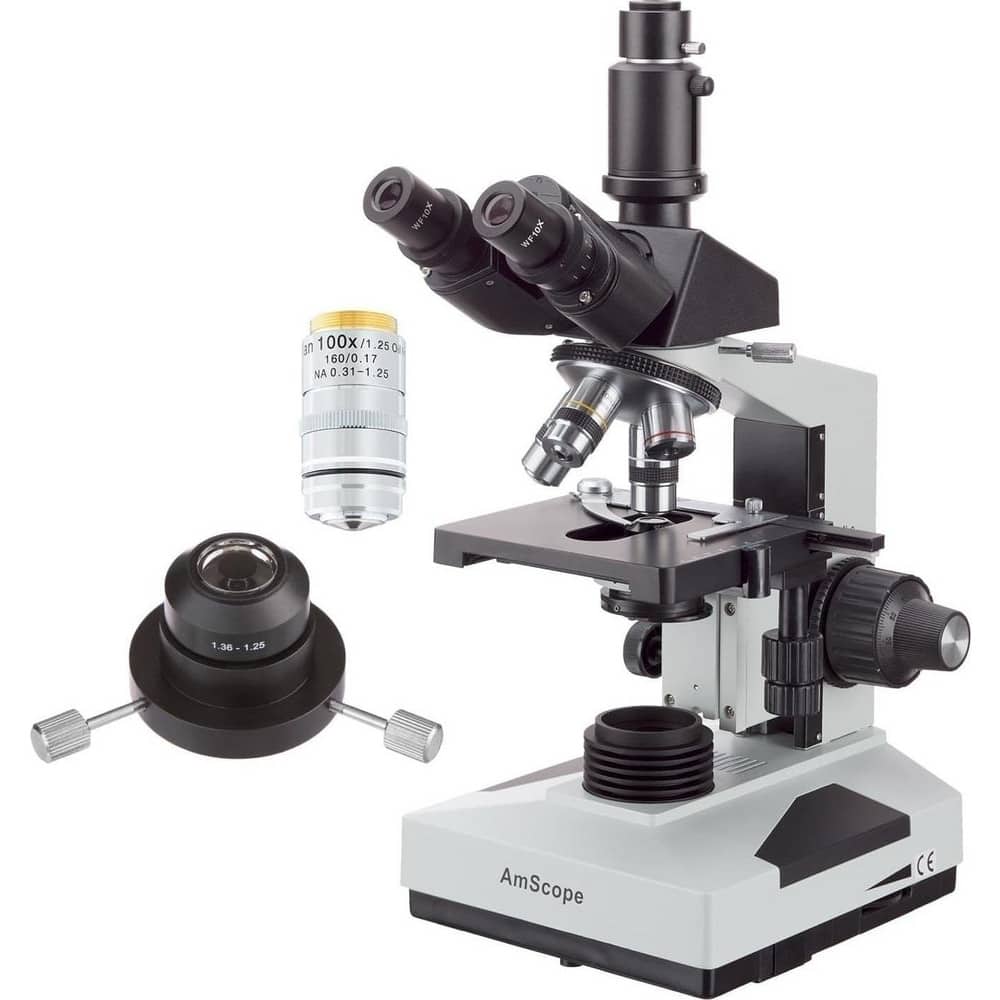 Microscopes; Microscope Type: Stereo; Eyepiece Type: Trinocular; Image Direction: Upright; Eyepiece Magnification: 10x; Maximum Magnification: 40x