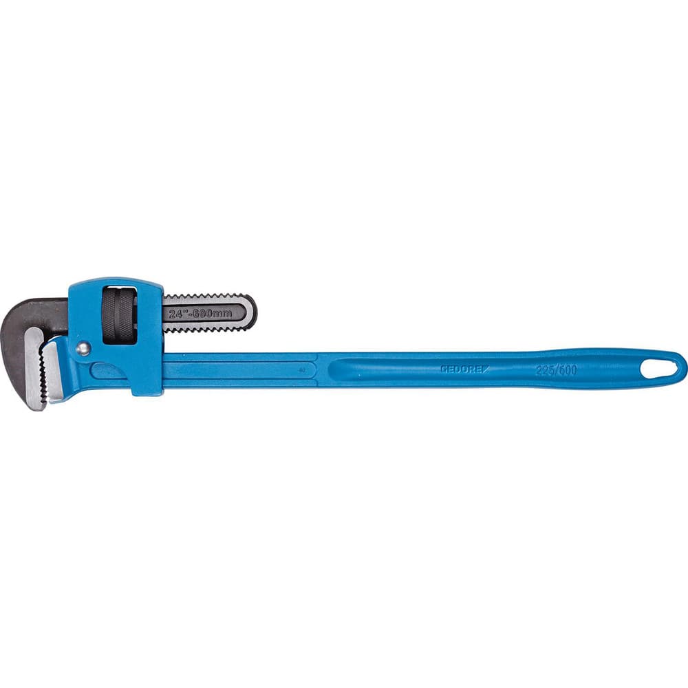 Stillson Type Pipe Wrench: 24″ OAL, Heat Treated Steel 2-1/2″ Max Pipe Capacity