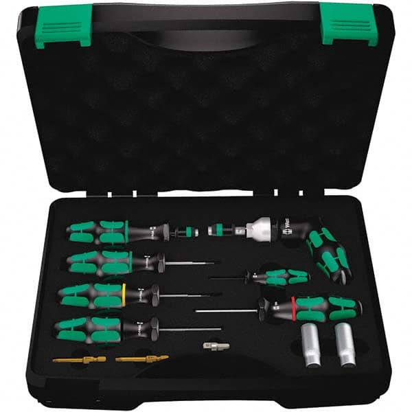 Wera - Torque Limiting Screwdrivers Type: Adjustable Torque Kit Minimum Torque (Nm): 0.25 - USA Tool & Supply