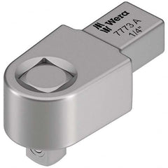 Wera - Torque Wrench Interchangeable Heads Head Type: Square NonRatcheting Size (Inch): 1/4 - USA Tool & Supply