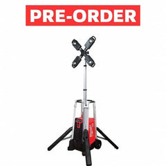Milwaukee Tool - Portable Work Lights Portable Type: Floor Lamp Type: LED - USA Tool & Supply