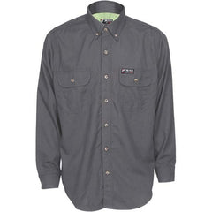 MCR Safety - Shirts Garment Style: Button Down Garment Type: Flame Resistant/Retardant - USA Tool & Supply