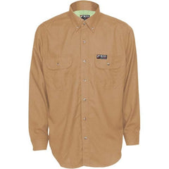 MCR Safety - Shirts Garment Style: Button Down Garment Type: Flame Resistant/Retardant - USA Tool & Supply