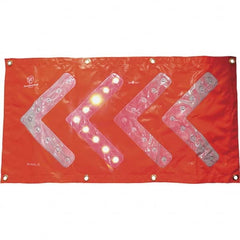 Railhead Corporation - Road Safety Lights & Flares Type: Magnetic Arrow Light Bulb Type: LED - USA Tool & Supply