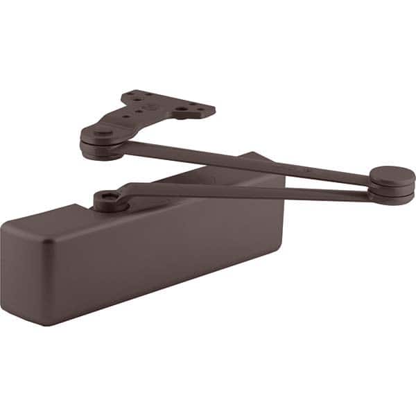 LCN - Manual Dampers Type: Dead Stop Door Closer Closer Body Length: 12.3 (Decimal Inch) - USA Tool & Supply