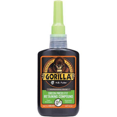 GorillaPro - 50 mL Bottle, Green, Press Fit Retaining Compound - USA Tool & Supply