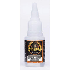 GorillaPro - 20 g Squeeze Bottle Clear Instant Adhesive - USA Tool & Supply