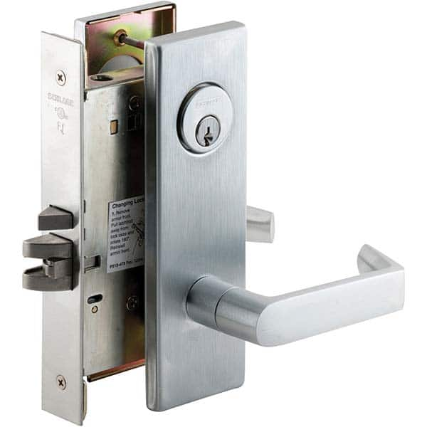 Schlage - Lever Locksets Type: Entry Door Thickness: 1-3/4 - USA Tool & Supply