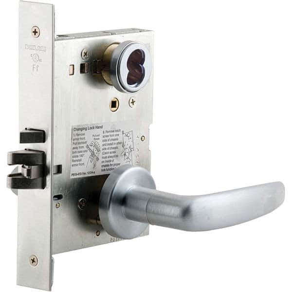 Schlage - Lever Locksets Type: Storeroom Door Thickness: 1-3/4 - USA Tool & Supply