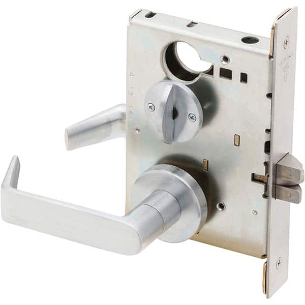 Schlage - Lever Locksets Type: Privacy Door Thickness: 1-3/4 - USA Tool & Supply