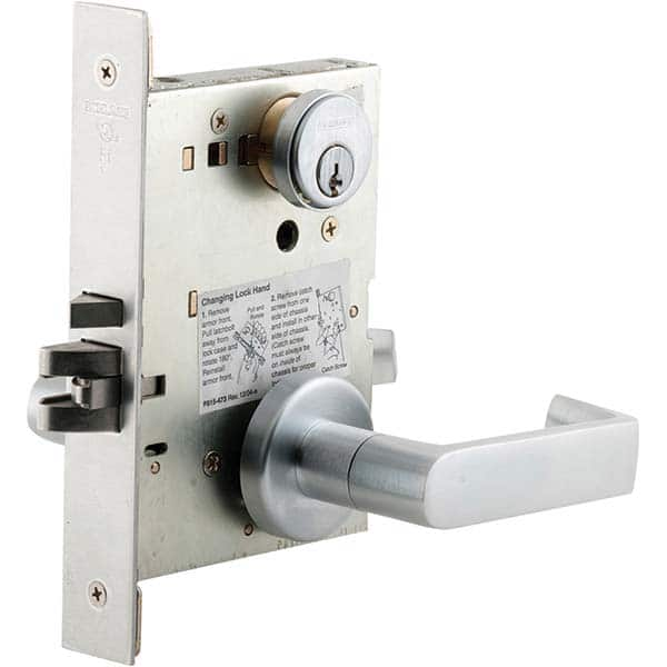 Schlage - Lever Locksets Type: Office Door Thickness: 1-3/4 - USA Tool & Supply