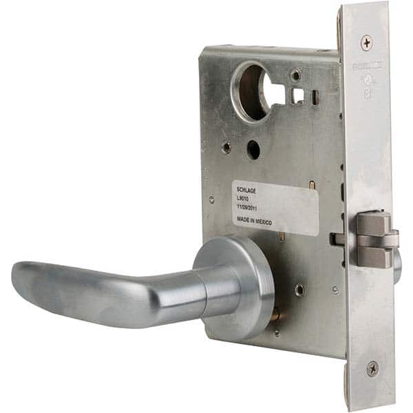 Schlage - Lever Locksets Type: Storeroom Door Thickness: 1-3/4 - USA Tool & Supply