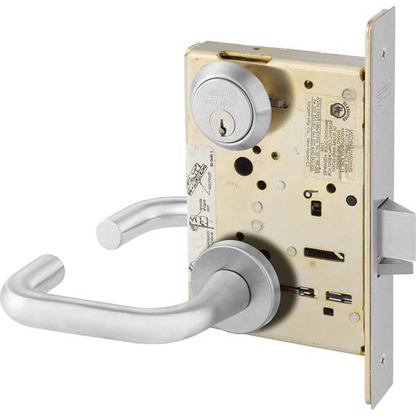 Sargent - Lever Locksets Type: Office Door Thickness: 1-3/4 - USA Tool & Supply