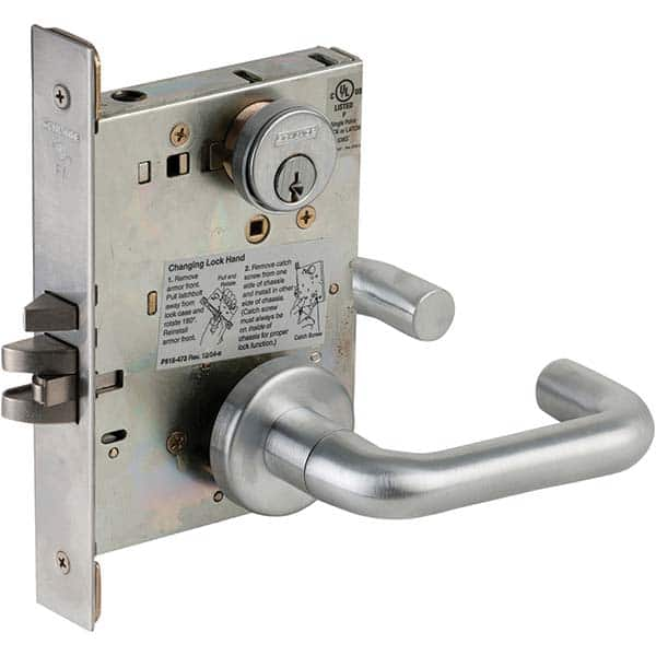 Schlage - Lever Locksets Type: Storeroom Door Thickness: 1-3/4 - USA Tool & Supply