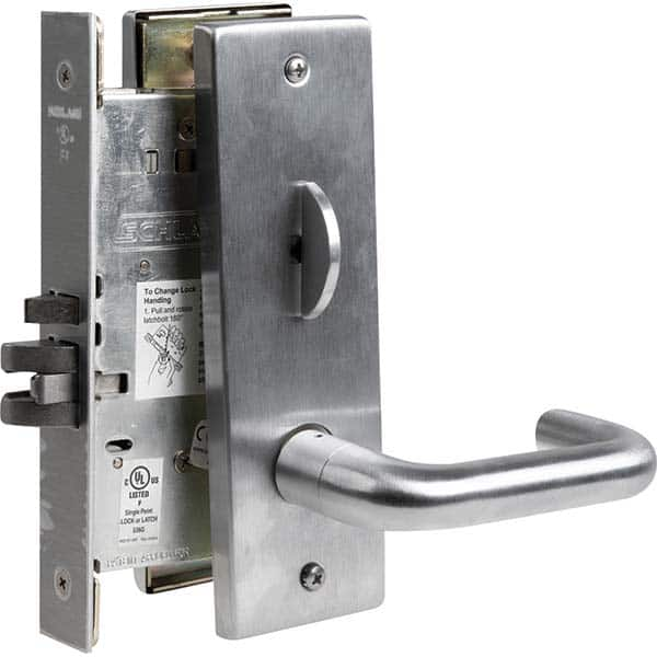 Schlage - Lever Locksets Type: Privacy Door Thickness: 1-3/4 - USA Tool & Supply