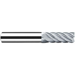 Fraisa - 8mm, 19mm LOC, 63mm OAL, 6 Flute Solid Carbide Square End Mill - USA Tool & Supply