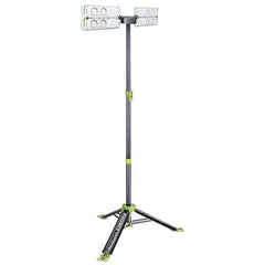 PowerSmith - Portable Work Lights Portable Type: Floor; Twin Angle Light; Tripod Lamp Type: LED - USA Tool & Supply