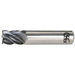 OSG - VGM5 1" Diam 5-Flute Carbide 0.19" Corner Radius End Mill - Exact Industrial Supply