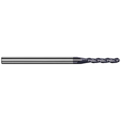Harvey Tool - Ball End Mills; Mill Diameter (Inch): 3/16 ; Mill Diameter (Decimal Inch): 0.1875 ; Number of Flutes: 4 ; Length of Cut (Inch): 1 ; Length of Cut (Decimal Inch): 1.0000 ; Material: Solid Carbide