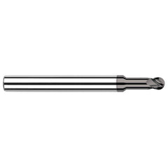 Harvey Tool - Ball End Mills; Mill Diameter (Inch): 1/2 ; Mill Diameter (Decimal Inch): 0.5000 ; Number of Flutes: 4 ; Length of Cut (Inch): 3/4 ; Length of Cut (Decimal Inch): 0.7500 ; Material: Solid Carbide - Exact Industrial Supply
