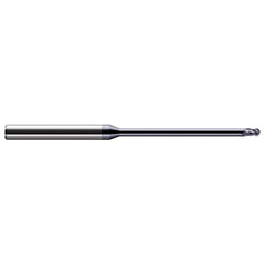 Harvey Tool - Ball End Mills; Mill Diameter (mm): 1.20 ; Mill Diameter (Inch): 3/64 ; Mill Diameter (Decimal Inch): 0.0470 ; Number of Flutes: 3 ; Length of Cut (mm): 1.8000 ; Length of Cut (Decimal Inch): 0.0710 - Exact Industrial Supply