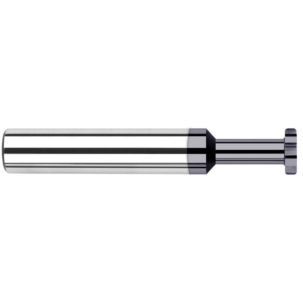 Harvey Tool - 3/8" Cut Diam, 5/32" Cut Width, 3/8" Shank, Straight-Tooth Woodruff Keyseat Cutter - Exact Industrial Supply