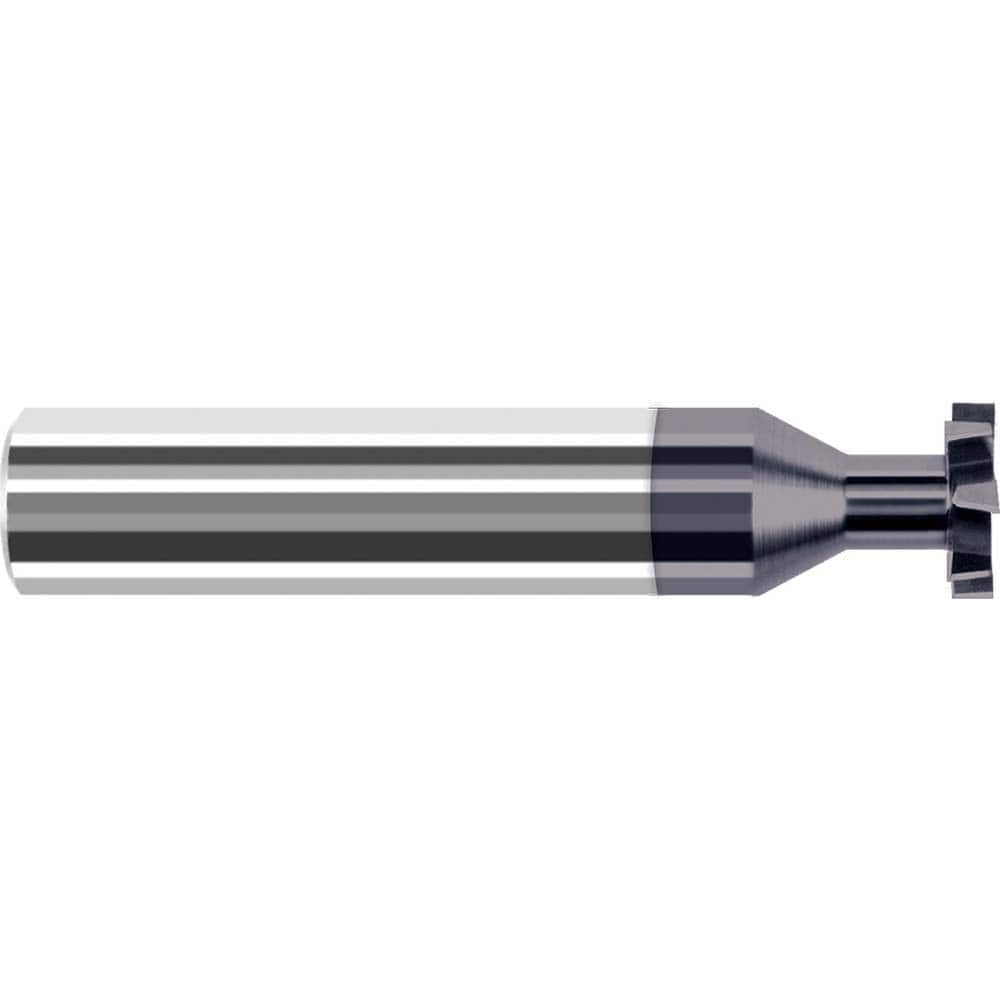 Harvey Tool - 3/8" Cut Diam, 1/16" Cut Width, 3/8" Shank, Staggered-Tooth Woodruff Keyseat Cutter - Exact Industrial Supply
