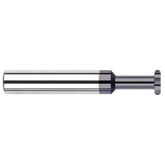 Harvey Tool - 5/8" Cut Diam, 5/32" Cut Width, 5/8" Shank, Straight-Tooth Woodruff Keyseat Cutter - Exact Industrial Supply